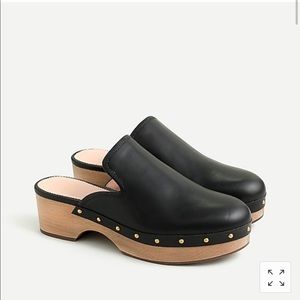J.Crew Leather Clogs